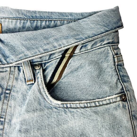 JEAN ATELIER Flip in the Sky High Rise‎ Straight Leg Jeans Size 28 Vintage Wash - Picture 7 of 16